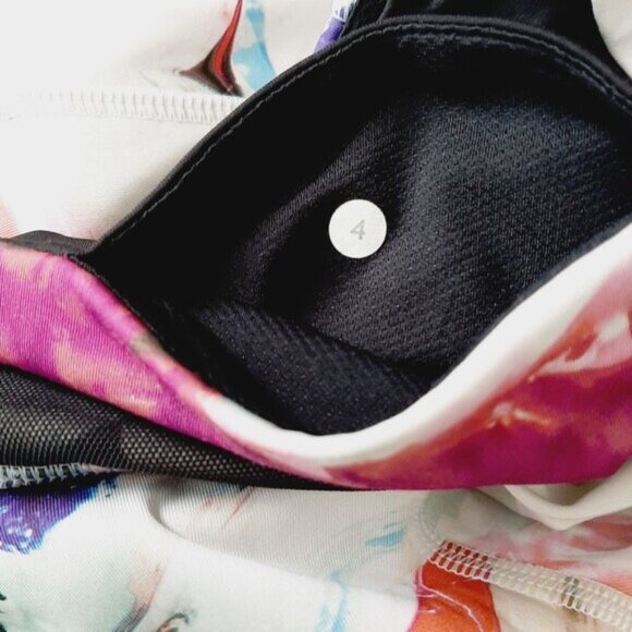 LULULEMON Inspire Tight II Full-On Luxtreme & Mesh Tight Leggings Abstract Sz 4 - Picture 16 of 16